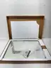 Brand New - Wall-Mounted Vanity Mirror, Frameless Adjustable Rectangle Bathroom Mirror with Brushed - Shipping Available