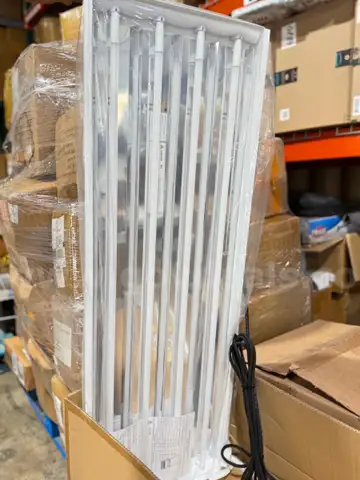 Brand New - 2-Pack High Bay Luminaire Light Fixtures, each equipped with four LED lamps - Shipping Available