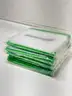 Brand New - Lot of 100 Reusable Food Storage Bag, Green - Shipping Available