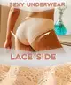Brand New - 12Pcs Women&#x2019;s Cotton Lace Bikini Panties, Soft Stretch  (Size S, Style 6D)&#x22; - Shipping Available