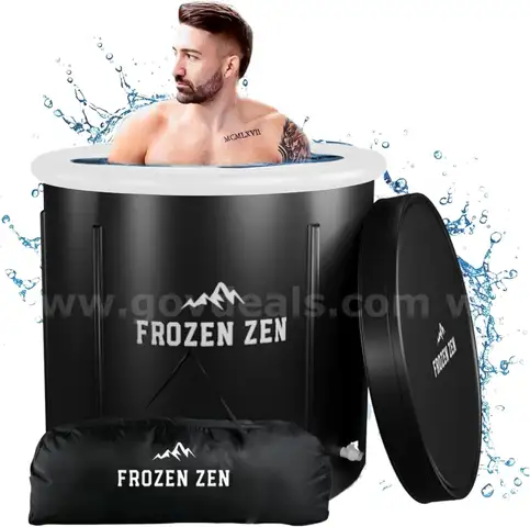 Brand New - XL 105 - Gallon Portable Ice Bath Tub for Athletes with Lid - Shipping Available