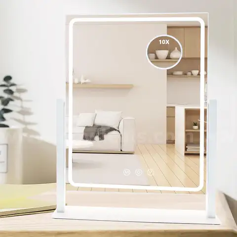 Brand New - Hollywood Vanity Mirror with Lights, White - Shipping Available