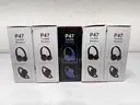 Brand New - Lot of 5 P47 Wireless Over-Ear Headphones - Shipping Available