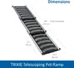 Brand New - Heavy Duty 69&#x22; Telescoping Pet Ramp, Lightweight Aluminum, Extra Long - Shipping Available