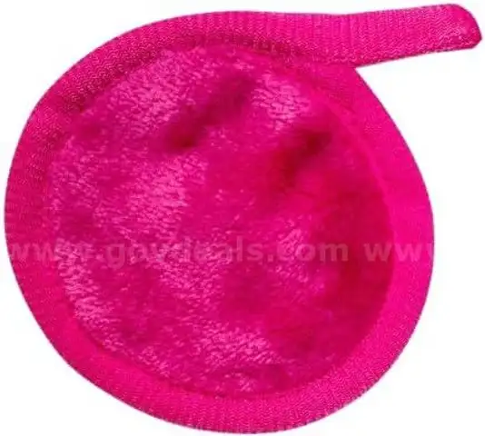 Brand New - Lot of 100 Reusable Makeup Remover Pads - 3inch,  Pink - Shipping Available