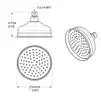 Brand New - Lot of 3 Tisbury Single-Function Raincan Showerheads - Shipping Available