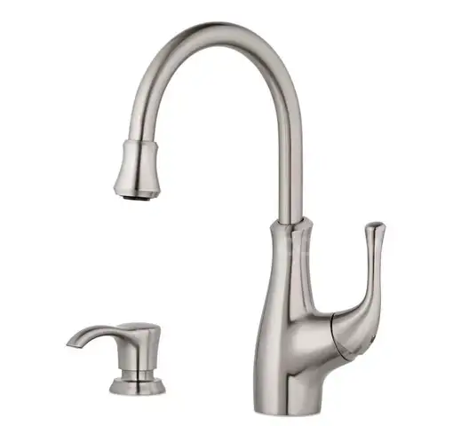 Brand New - Lot of 2 Pfister Kitchen Faucets with Soap Dispensers - Shipping Available