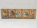 Brand New - Lot of 5 Wood Trick Figured Wooden Puzzles - Shipping Available