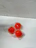 Brand New - Lot of 50 Teeth Cleaning Durable Natural Rubber Pet Chew Balls, Orange - Shipping Available