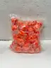 Brand New - Lot of 50 Teeth Cleaning Durable Natural Rubber Pet Chew Balls, Orange - Shipping Available