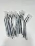 Brand New - Lot of 20 Reusable Stainless Steel Straws - 20oz Tumbler Straw Long Metal, Black - Shipping Available