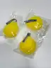 Brand New - Lot of 25 Soft Honeycomb Shower Puffs, Yellow  - Shipping Available