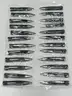 Brand New - Lot of 24 Westlake Art Double Sided Eyebrow Eyelash Tweezers  - Black- Shipping Available