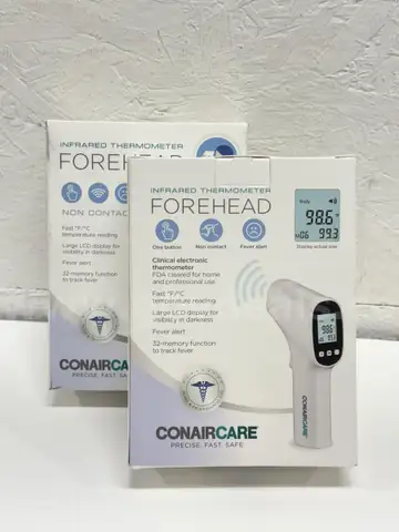 Brand New - Lot of 2 Conair Care Infrared Forehead Thermometer - Shipping Available