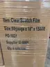 Brand New - 4 Rolls Clear Stretch Wrap, 80 gauge, 18&#x22; x 1,500&#x27; - 6000 FT - Shipping Available