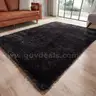 Brand New - 4'x6' Area Rug for Living Room, Black for Bedroom, Plush Shaggy Furry Carpet, Black - Shipping Available