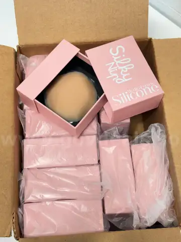 Brand New - Lot of 9 Pairs of Medical Selicone Nipple Covers - Shipping Available
