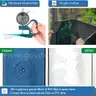 Brand New - 5 Rolls One Way Privacy Window Film,Premium PET Material, Blue 35.4 Inch x 16.4 Feet - Shipping Available