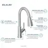 Brand New -  Elkay Single Hole Kitchen Faucet with Pull-down Spray - Shipping Available