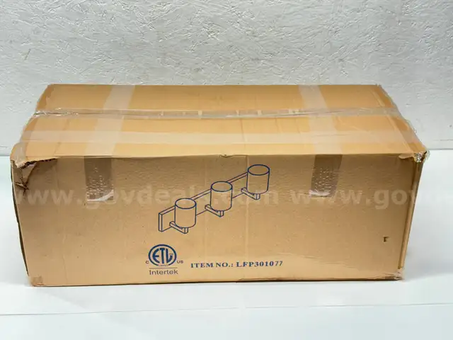 Brand New - 4PC - 24&#x22; Bathroom Vanity Light Fixtures 3 Lights LFP301077, Nickel - Shipping Available