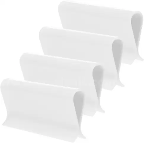 Brand New - 50PCS - Roller Window Shade Plastic Hem Grip, Home Rolling Curtain Accessories, White - Shipping Available