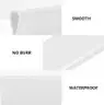 Brand New - 50PCS - Roller Window Shade Plastic Hem Grip, Home Rolling Curtain Accessories, White - Shipping Available