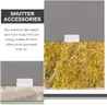 Brand New - 50PCS - Roller Window Shade Plastic Hem Grip, Home Rolling Curtain Accessories, White - Shipping Available