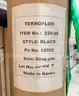 Brand New - 900 sq. ft. Commercial Grade Sheet Vinyl Flooring, Black (220-09) - MSRP $3000