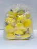 Brand New - Lot of 25 Soft Honeycomb Shower Puffs, Yellow  - Shipping Available