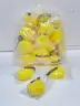 Brand New - Lot of 25 Soft Honeycomb Shower Puffs, Yellow  - Shipping Available