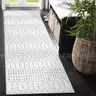 Brand New - 2'x5' Moroccan Washable Runner Rug Non-Slip, White - Shipping Available