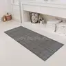 Brand New - 20"x47" Bathroom Runner, Gray Non Slip Long Bath Mat - Shipping Available