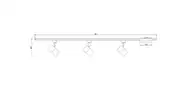 Brand New - 4-ft. 3-Light Brushed Nickel Integrated LED Linear Track Lighting Kit - Shipping Available