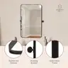 Brand New - Wall-Mounted Vanity Mirror, Frameless Adjustable Rectangle Bathroom Mirror with Brushed - Shipping Available