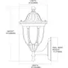 Brand New - Glendale 1 Light 16 inch Regal Bronze Outdoor Sconce - Shipping Available