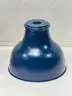 Brand New - 2-1/4 in. Large Matte Blue Metal Bell Pendant Light Shade - Shipping Available