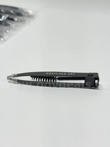 Brand New - Lot of 24 Westlake Art Double Sided Eyebrow Eyelash Tweezers  - Black- Shipping Available