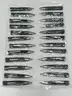 Brand New - Lot of 24 Westlake Art Double Sided Eyebrow Eyelash Tweezers  - Black- Shipping Available