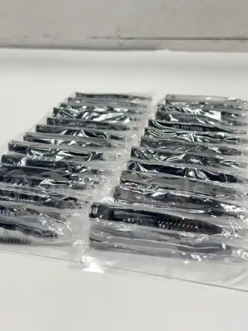 Brand New - Lot of 48 Westlake Art Double Sided Eyebrow Eyelash Tweezers - Black- Shipping Available