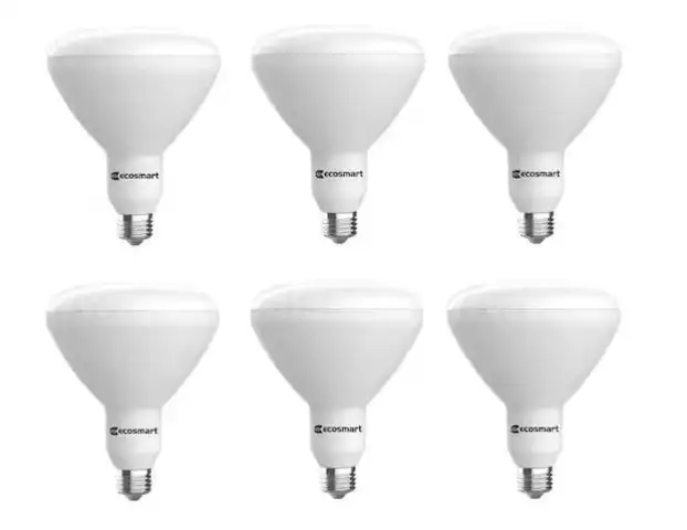 Brand New - 6 PACK - 75-Watt Equivalent BR40 Soft White (2700K) Dimmable LED Light Bulb - Shipping Available
