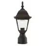 Brand New - 1-Light Black Steel Line Voltage Outdoor Weather Resistant Post Light - Shipping Available