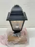 Brand New - 1-Light Black Steel Line Voltage Outdoor Weather Resistant Post Light - Shipping Available