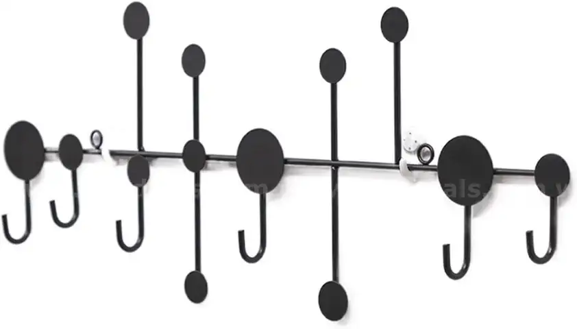 Brand New - 4PCS - Big Size Coat Rack Wall Mounted 6 Hooks Metal Coat Hook 22 inch - Shipping Available