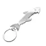 Brand New - Lot of 50 Westlake Art Stainless Steel Metal Bottle Opener Keychain Shark, Silver - Shipping Available