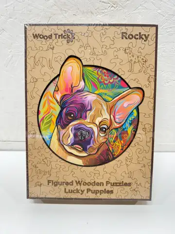 Brand New - Wood Trick Figured Wooden Puzzles Rocky 107 parts  - Shipping Available