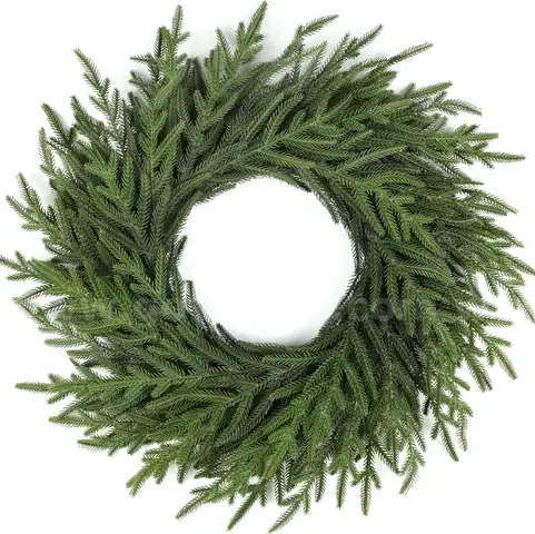 Brand New - 26 Inch Pine Wreath - Christmas Wreath for Front Door - Shipping Available