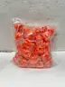 Brand New - Lot of 50 Teeth Cleaning Durable Natural Rubber Pet Chew Balls, Orange - Shipping Available