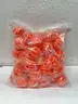 Brand New - Lot of 50 Teeth Cleaning Durable Natural Rubber Pet Chew Balls, Orange - Shipping Available