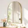 Brand New - 20"x30" Arched Mirror, Gold Arch Bathroom Mirror - Shipping Available