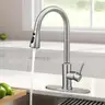 Brand New High-Arc Kitchen Faucet with 360° Swivel & Pull-Down Sprayer – Brushed Nickel - Shipping Available
